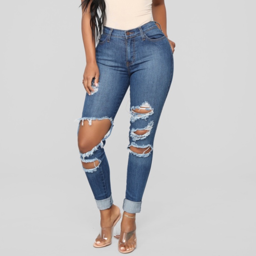 Fashion Nova beach bum jean